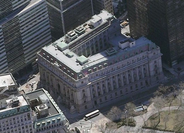 us custom house -battery place: us custom house -battery place